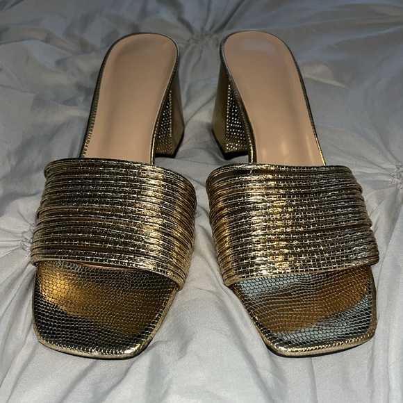 NEW Women's High Heel Woven Strapped Sandal 5cm Heel - Picture 9 of 11